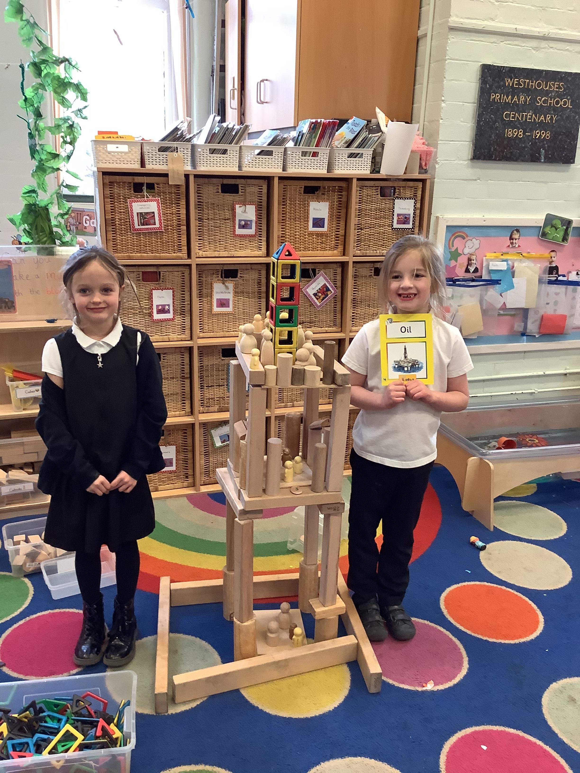 Henry and Sadie's oil rig.